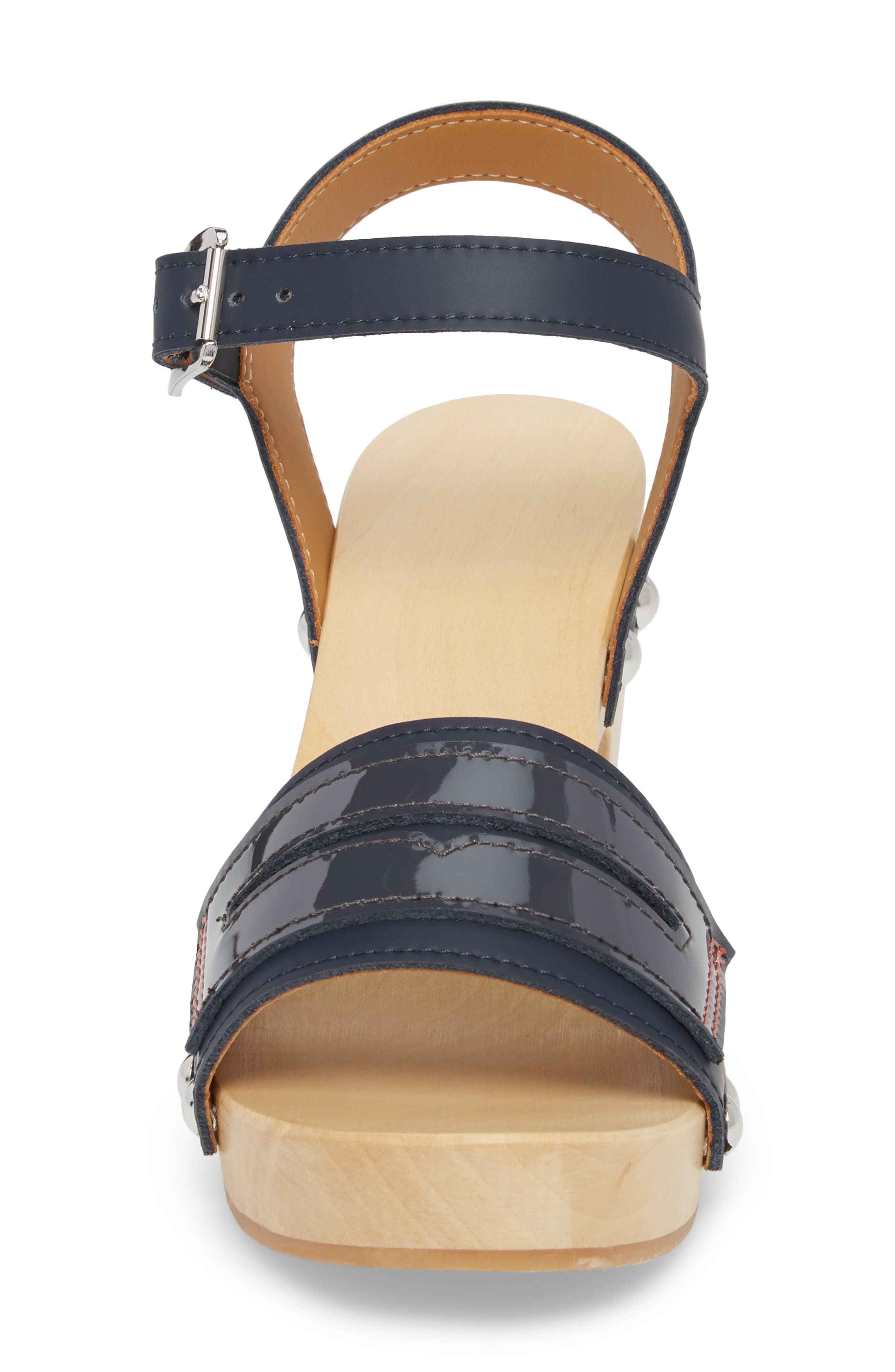 Hunter Refined Penny Loafer Clog Sandal, Alternate, color, 