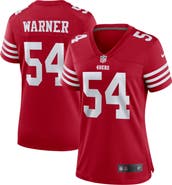 Nike Women's Nike Fred Warner Scarlet San Francisco 49ers Player Jersey