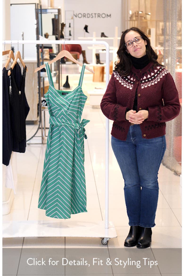 Stripe Cotton Broadcloth Dress video