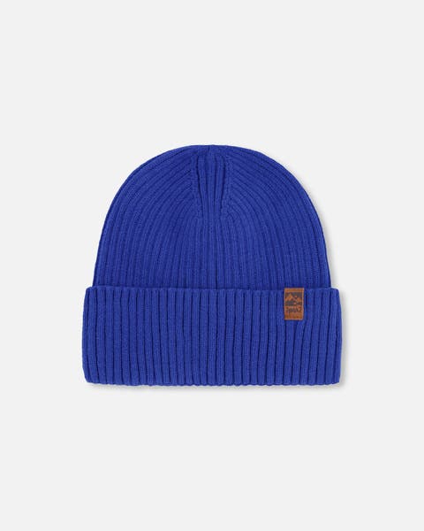 Boy Rib Knit Beanie Hat (Toddler, Little Kid & Big Kid)