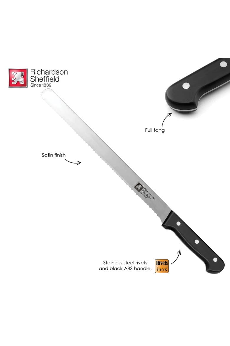 Universal 12-Inch Genoise/Cake Knife, Alternate, color, Silver