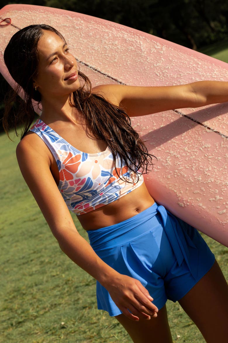 Make it a Romper Short, Alternate, color, Vivid Blue