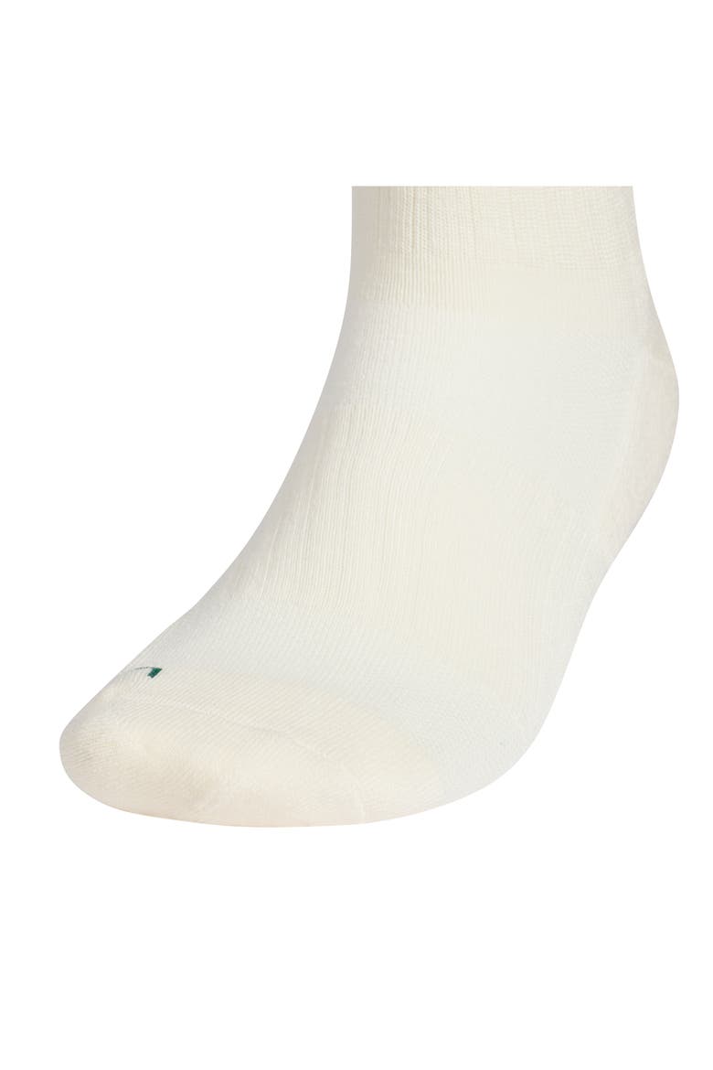 Cushioned Sport 5.0 3-Pack Quarter Crew Socks, Alternate, color, WONDER WHITE/ GREY/ GREEN