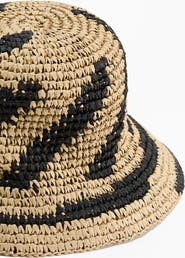 H&M Handmade Straw Bucket Hat