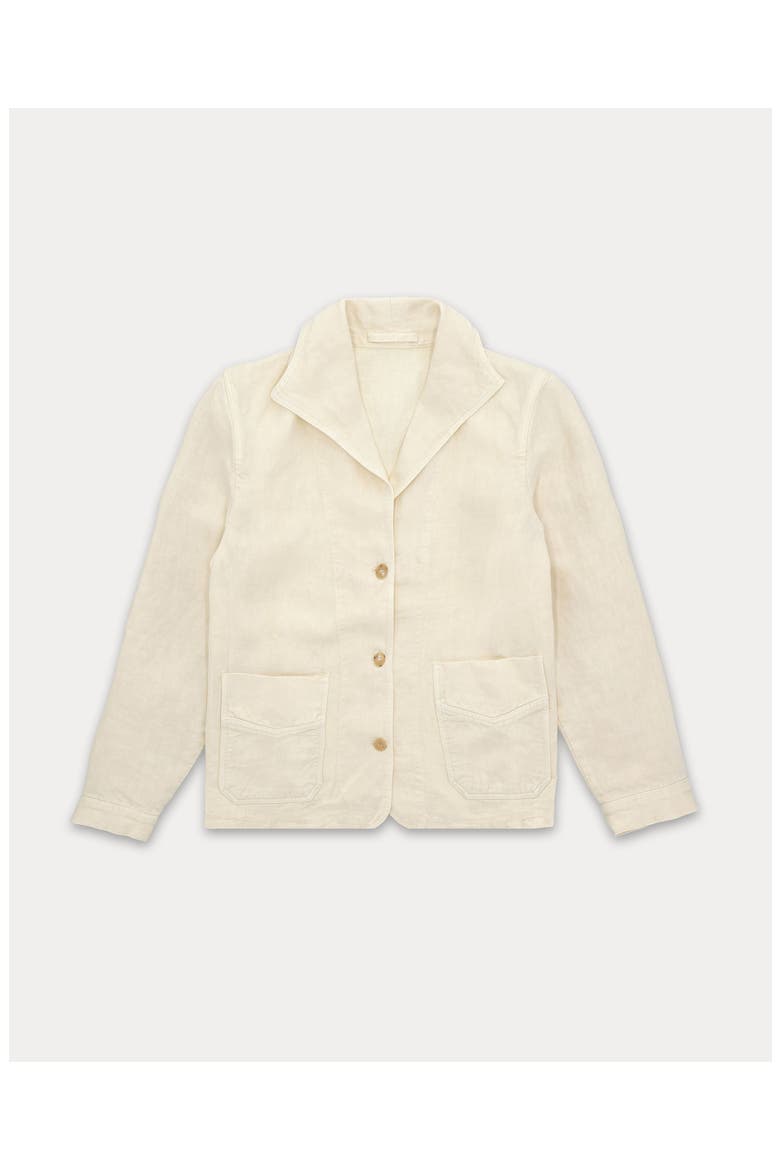 Scotland Classic Linen Jacket, Main, color, White