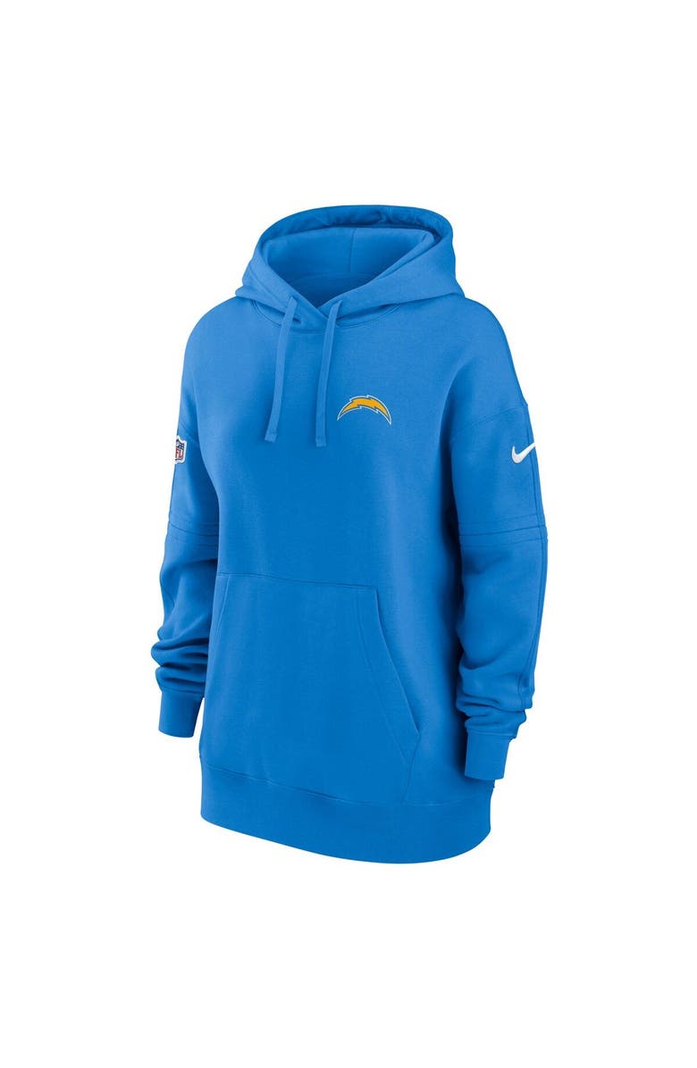 Nike Women's Nike Powder Blue Los Angeles Chargers 2023 Sideline Club Fleece Pullover Hoodie, Alternate, color, Powder Blue