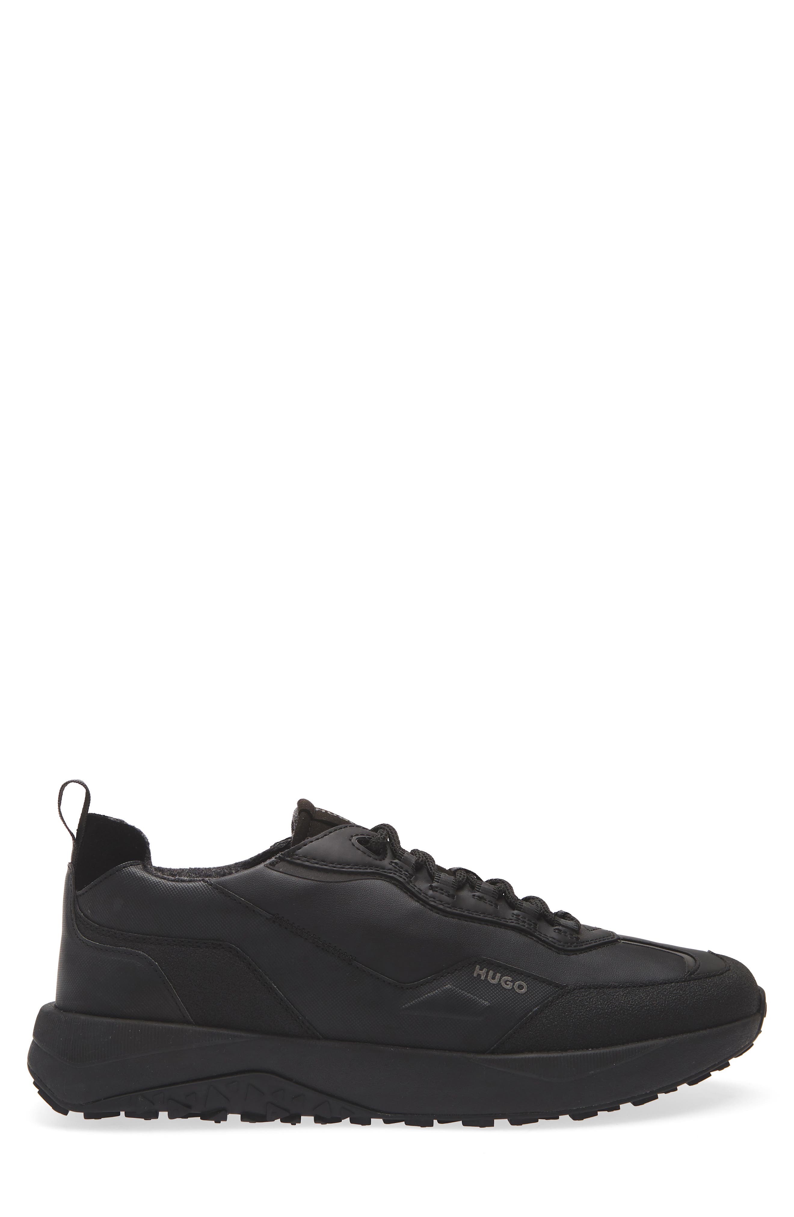 Kane Runn Sneaker, Alternate, color, BLACK