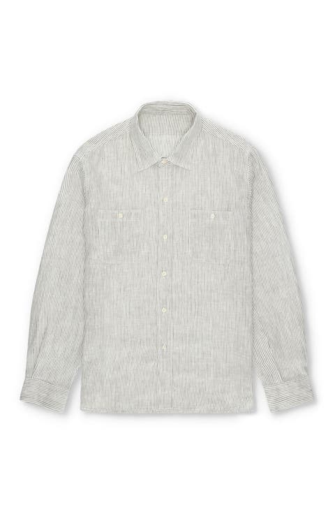 Work Cotton Ribbed Shirt