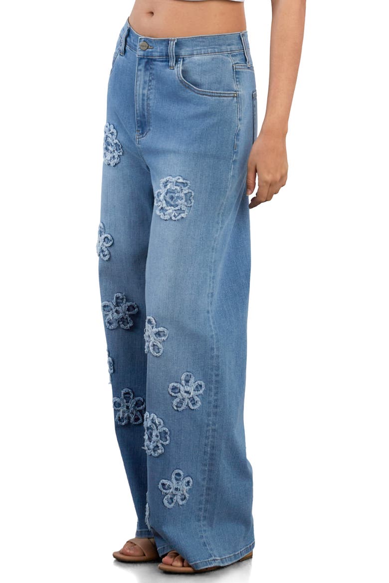 Daisy Straight Leg Jeans, Alternate, color, DENIM SKY