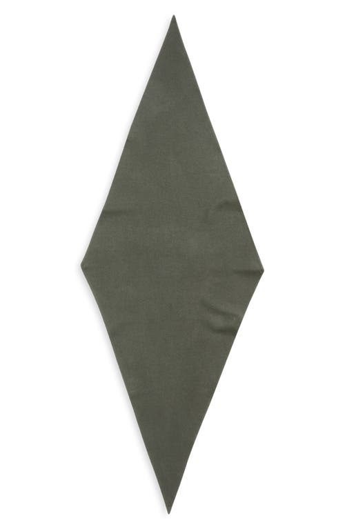 Rier Losange Wool Scarf In Green
