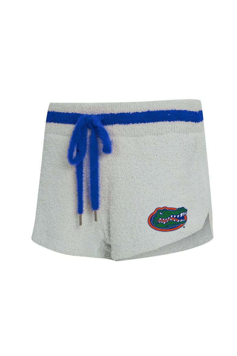 Women's Concepts Sport Gray/Royal Florida Gators Whitley Long Sleeve Hoodie Top & Shorts Set, Alternate, color, Gray