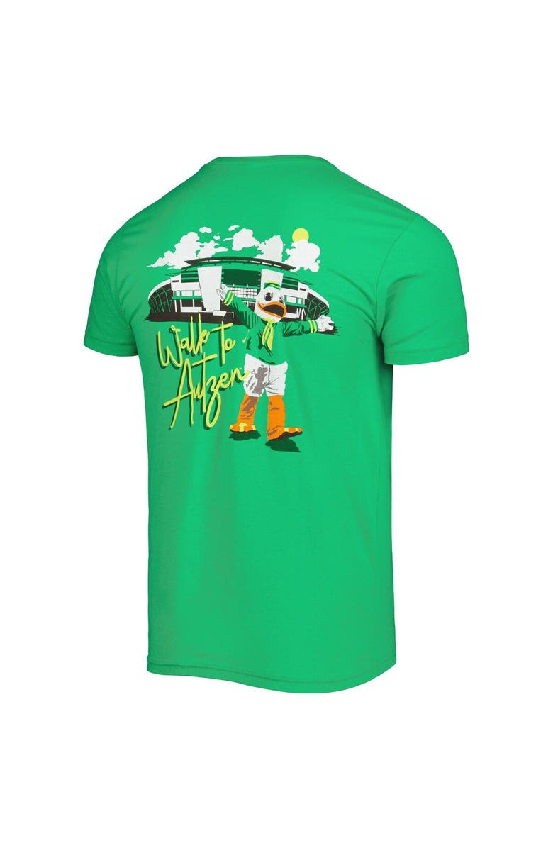IMAGE ONE Men's Green Oregon Ducks Hyperlocal T-Shirt, Alternate, color, Green