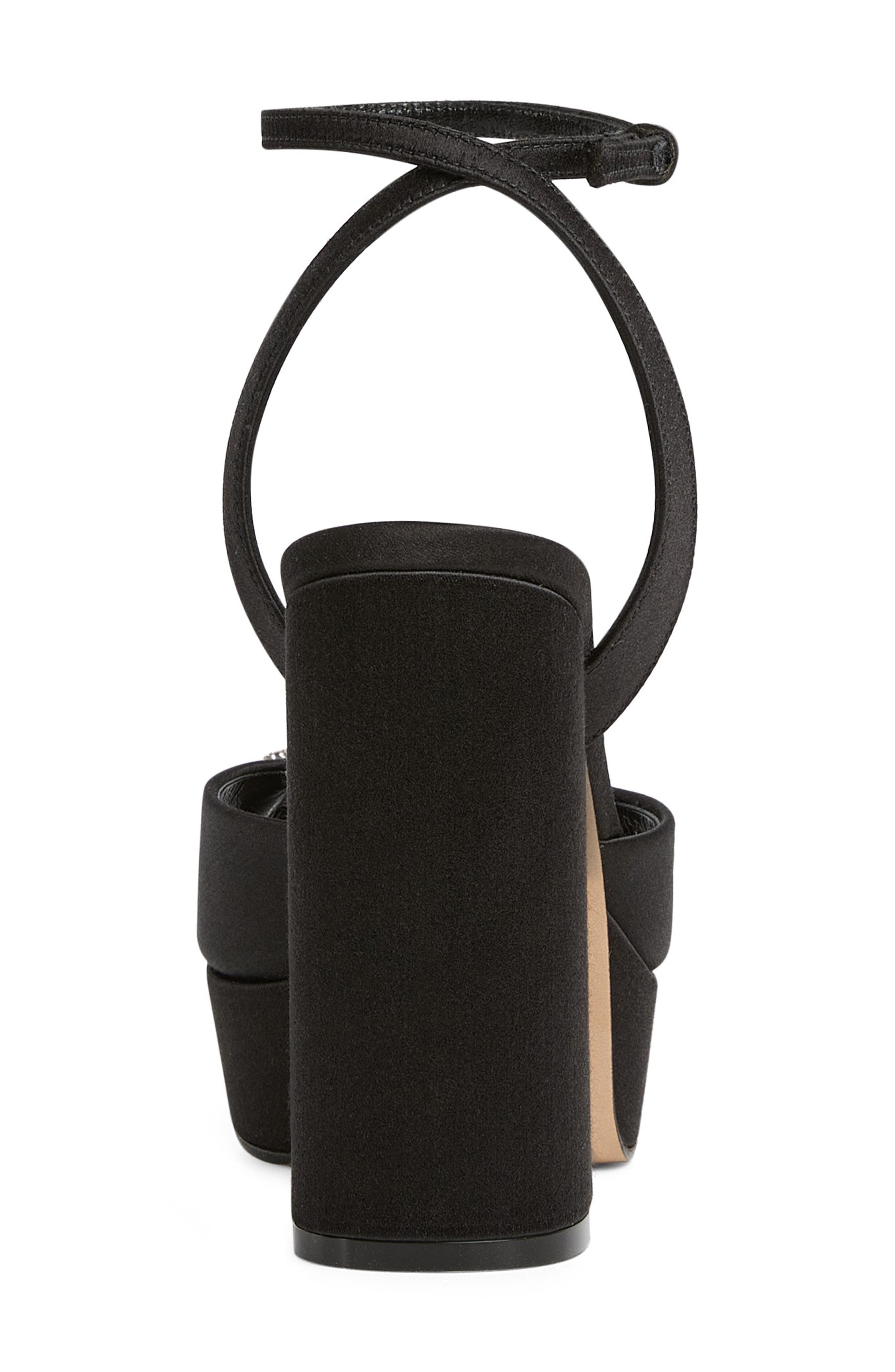 Gucci Embellished Horsebit Platform Sandal, Alternate, color, Black/Black/Milady