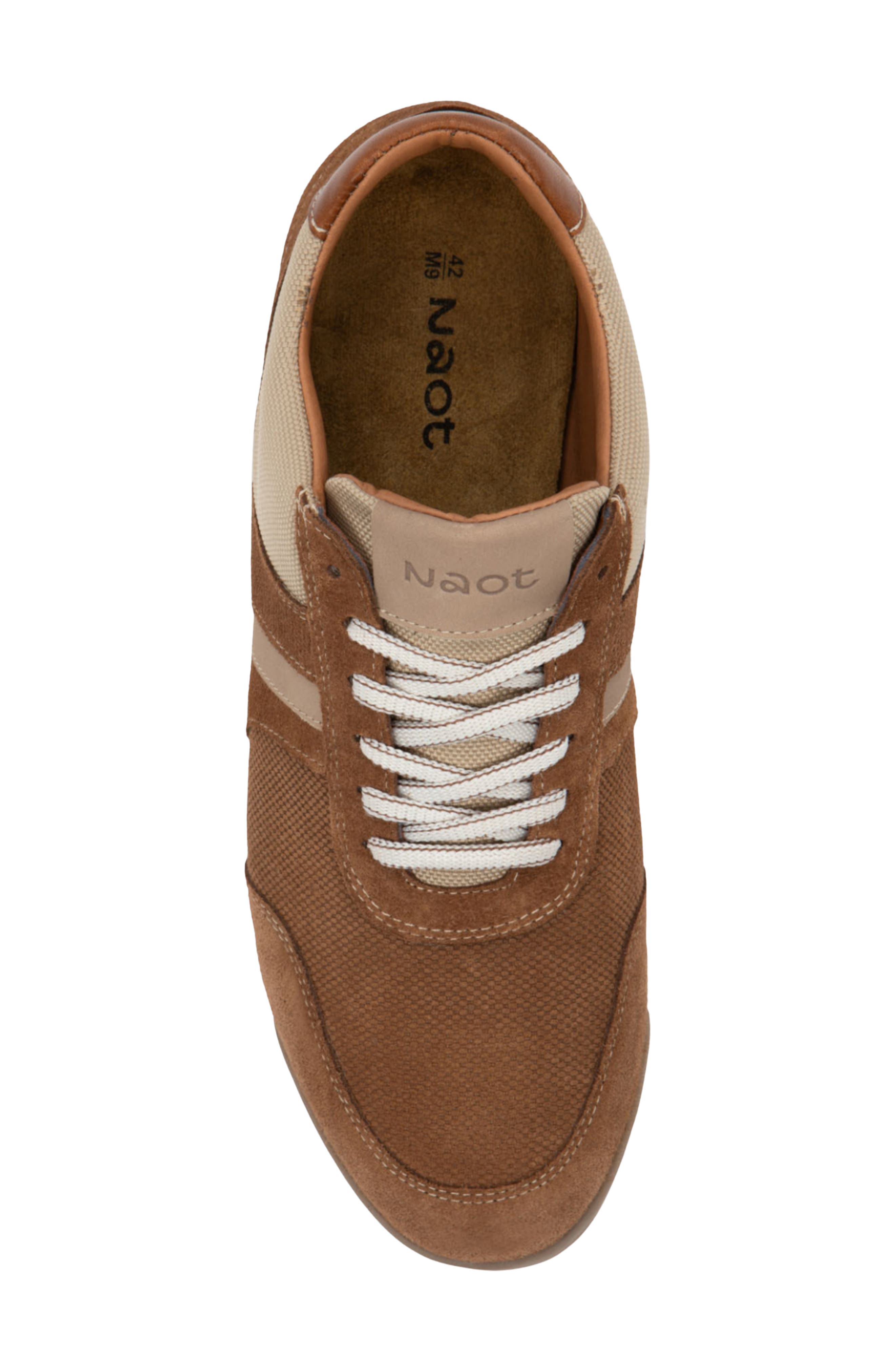 Spin Sneaker, Alternate, color, BROWN SUEDE COMBO
