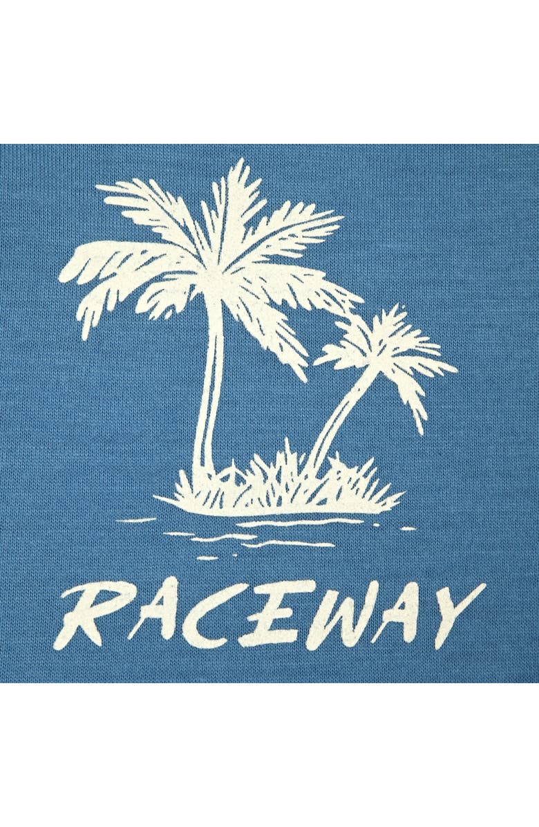 SLEEP ON IT Kids' Raceway Two-Piece Pajamas, Alternate, color, Turquoise