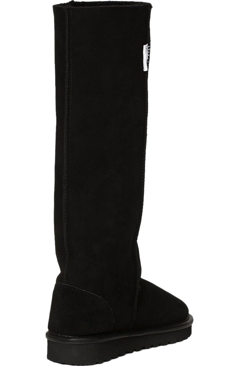 Celtic & Co. Celt Shearling Knee Boot, Alternate, color, Black