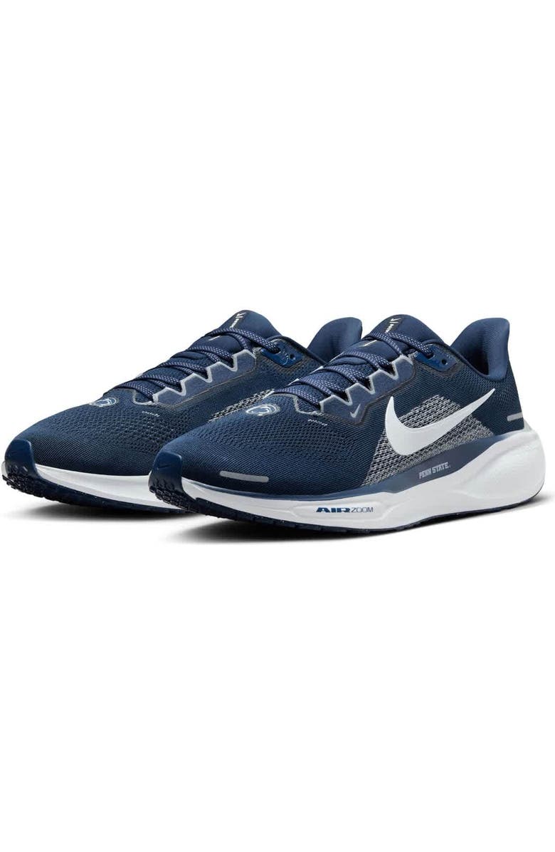 Nike Unisex Nike Navy Penn State Nittany Lions Zoom Pegasus 41 Running Shoes, Alternate, color,