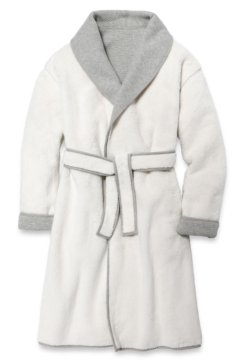 Anabella Reversible Robe, Alternate, color, GREY HEATHER