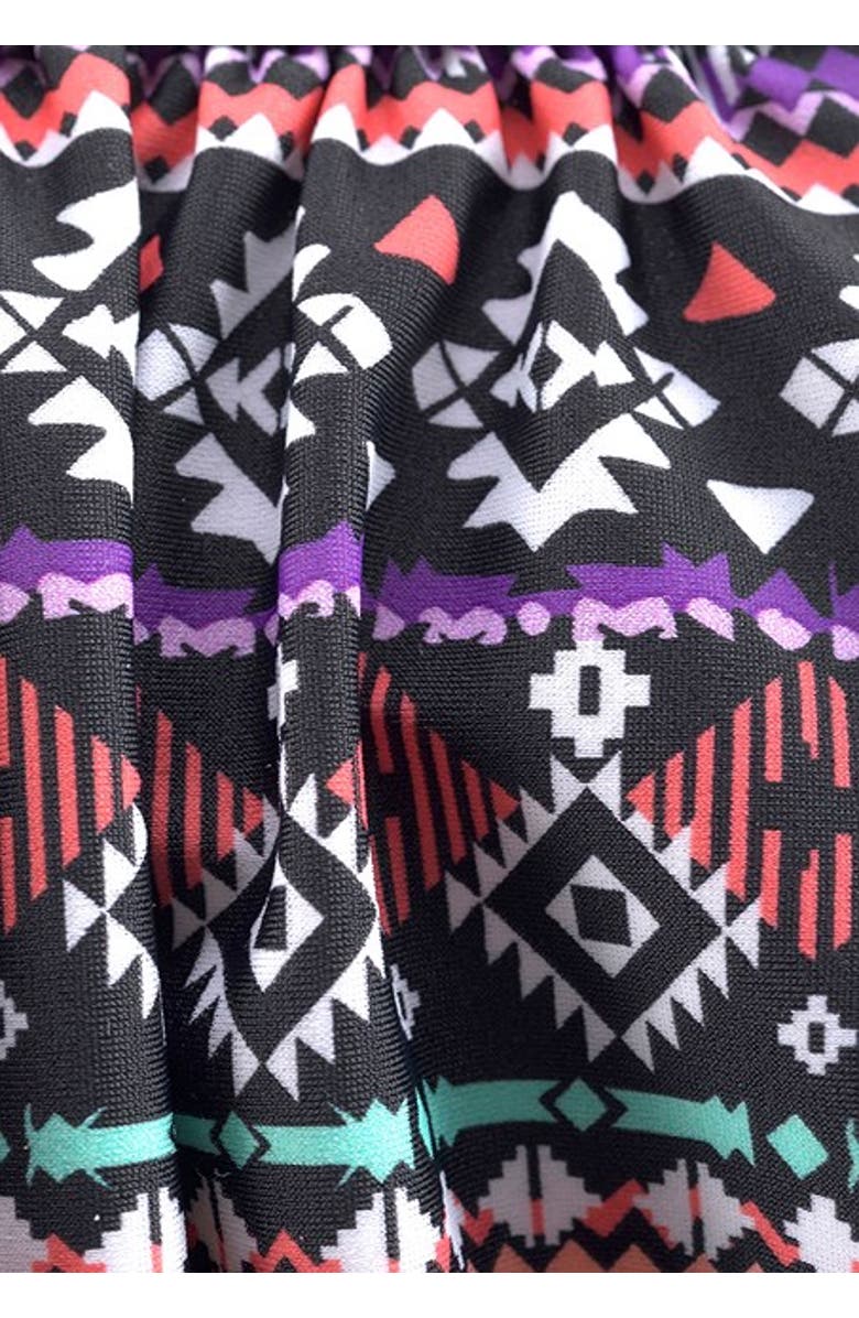 LASCANA Oversized Tankini Top, Alternate, color, Black Multi