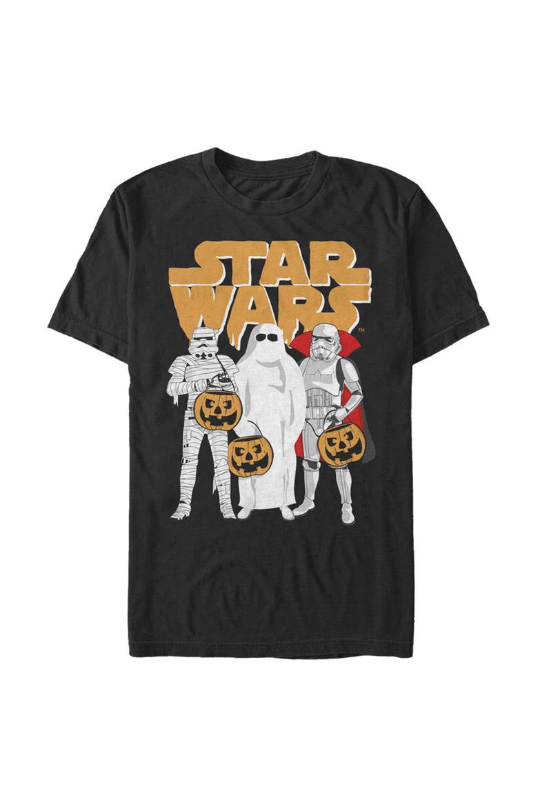 Men's Star Wars Stormtrooper Halloween Costumes T-Shirt, Main, color, Black