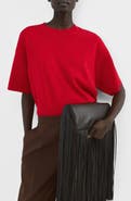 MANGO Oversize Short Sleeve Sweater