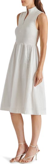 Berlin Sleeveless Half-Zip A-Line Dress