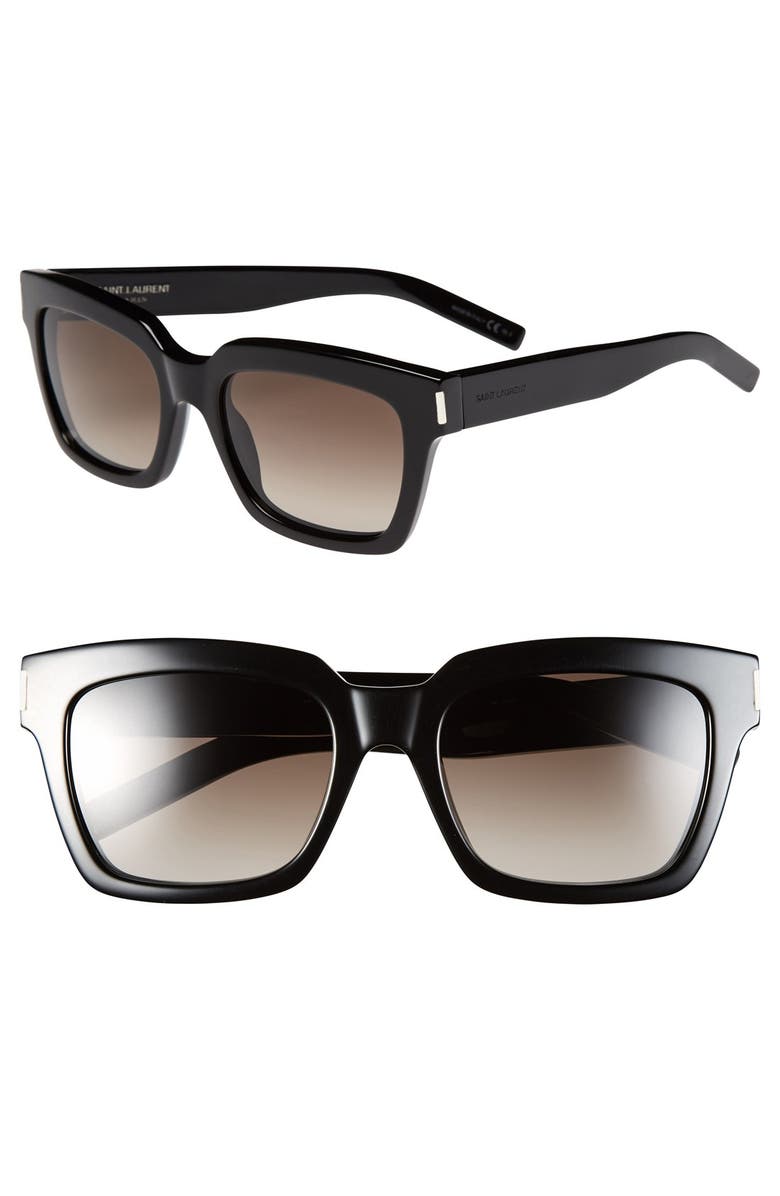 Saint Laurent 54mm Retro Sunglasses, Main, color,