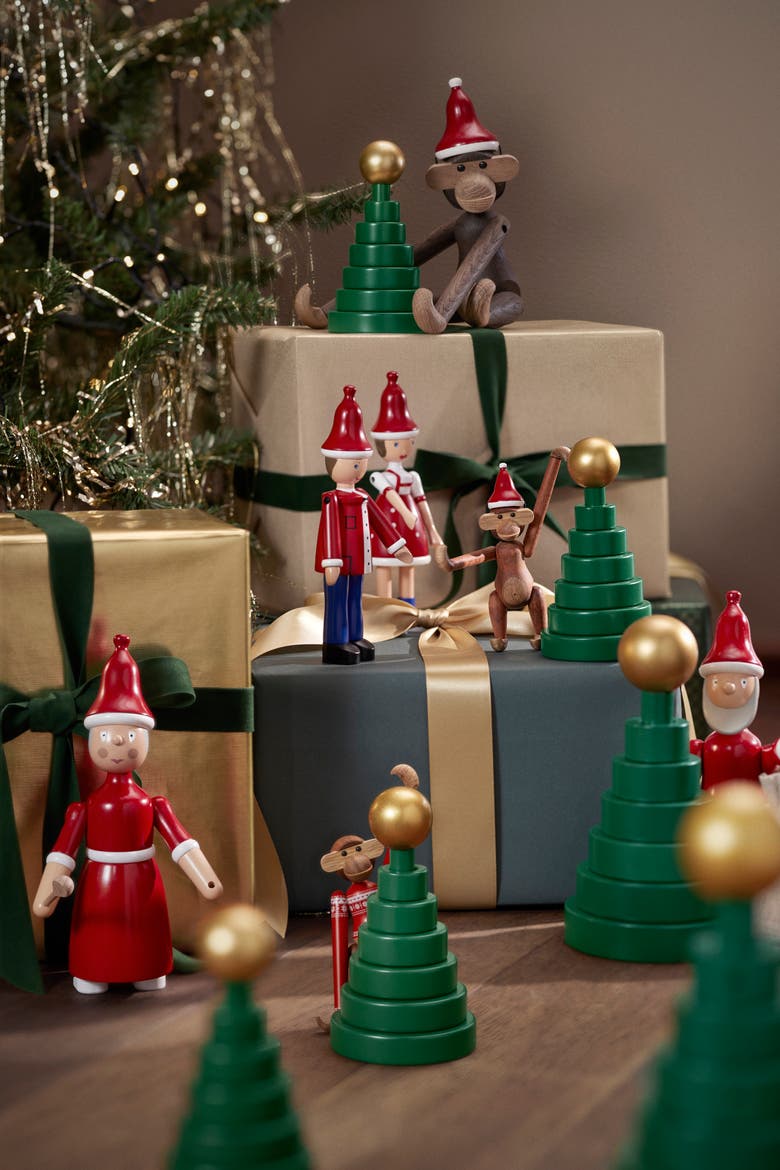 Kay Bojesen Christmas Tree, Alternate, color, Green
