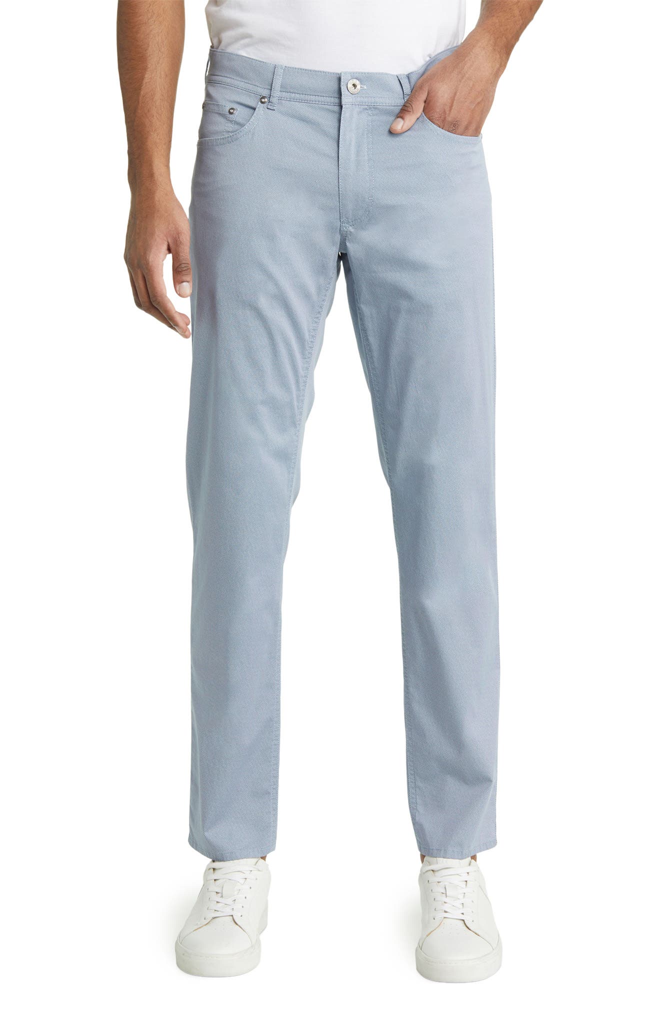Brax Cooper Microprint Ultralight Five-Pocket Pants