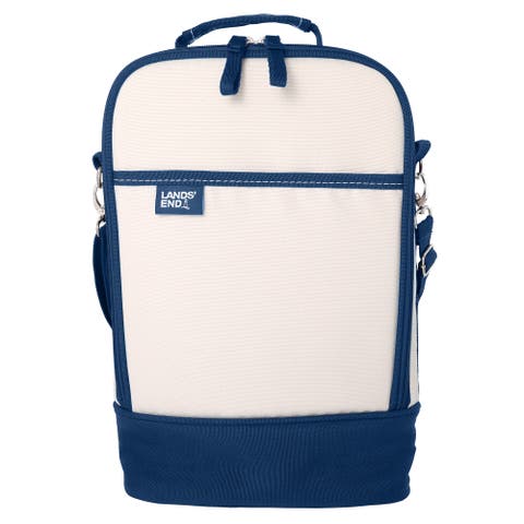 Medium Wine Cooler Bag with 2 BPA-Free Glasses, Insulated Wine Bag for Travel