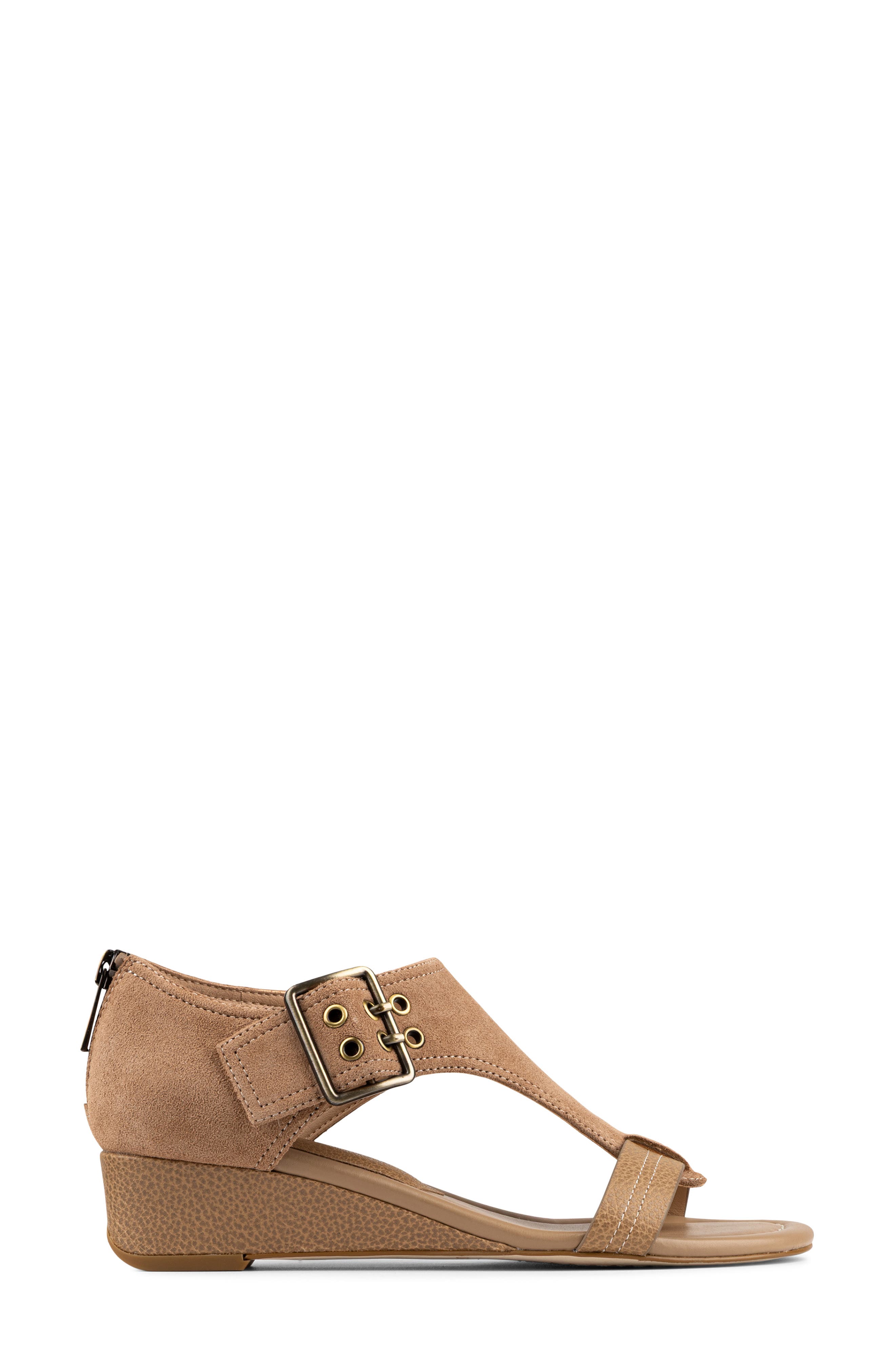 Mid Wedge Sandal, Alternate, color, TOBACCO