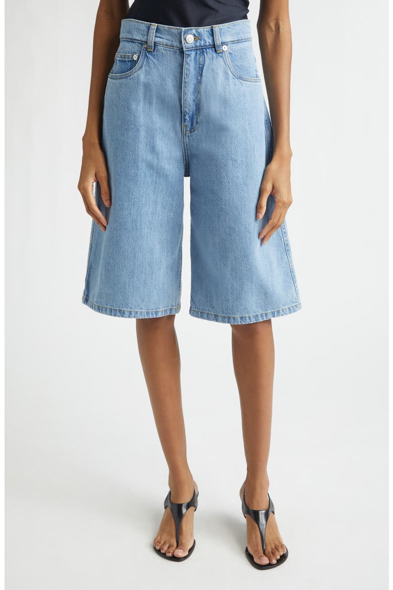 Denim Bermuda Shorts, Main, color, BLUE LGIHT BLU