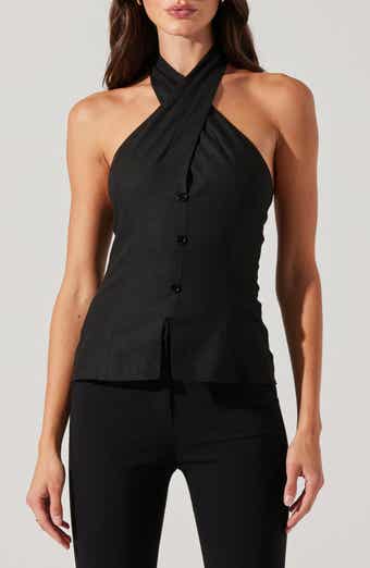ASTR the Label Yaritza Halter Neck Vest Top