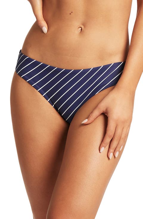 Stripe Bikini Bottoms