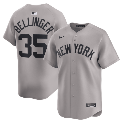 Men's Nike Cody Bellinger Gray New York Yankees Road Limited Player Jersey