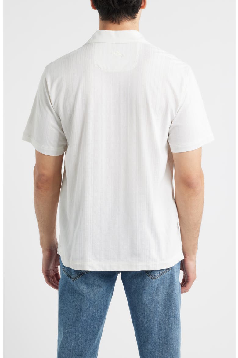 Palm Fresco Beach IslandZone® Button-Up Camp Shirt, Alternate, color, COCONUT