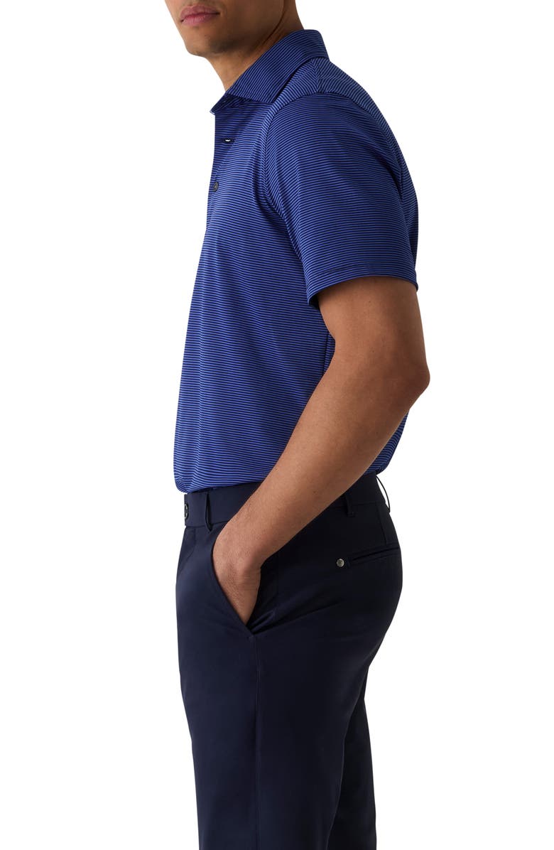 Greyson Saranac Stripe Golf Polo, Alternate, color, Dart/ Maltese Blue