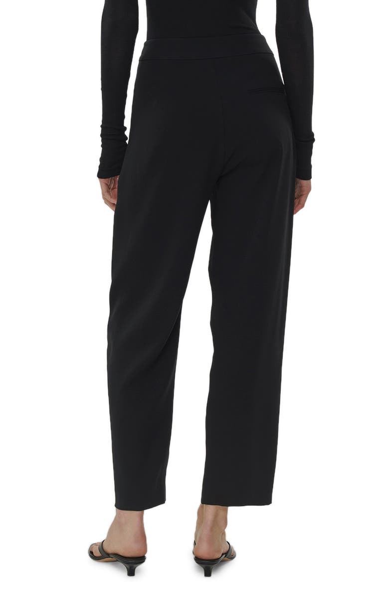 TOTEME Novara Cotton Blend Crop Trousers, Alternate, color,