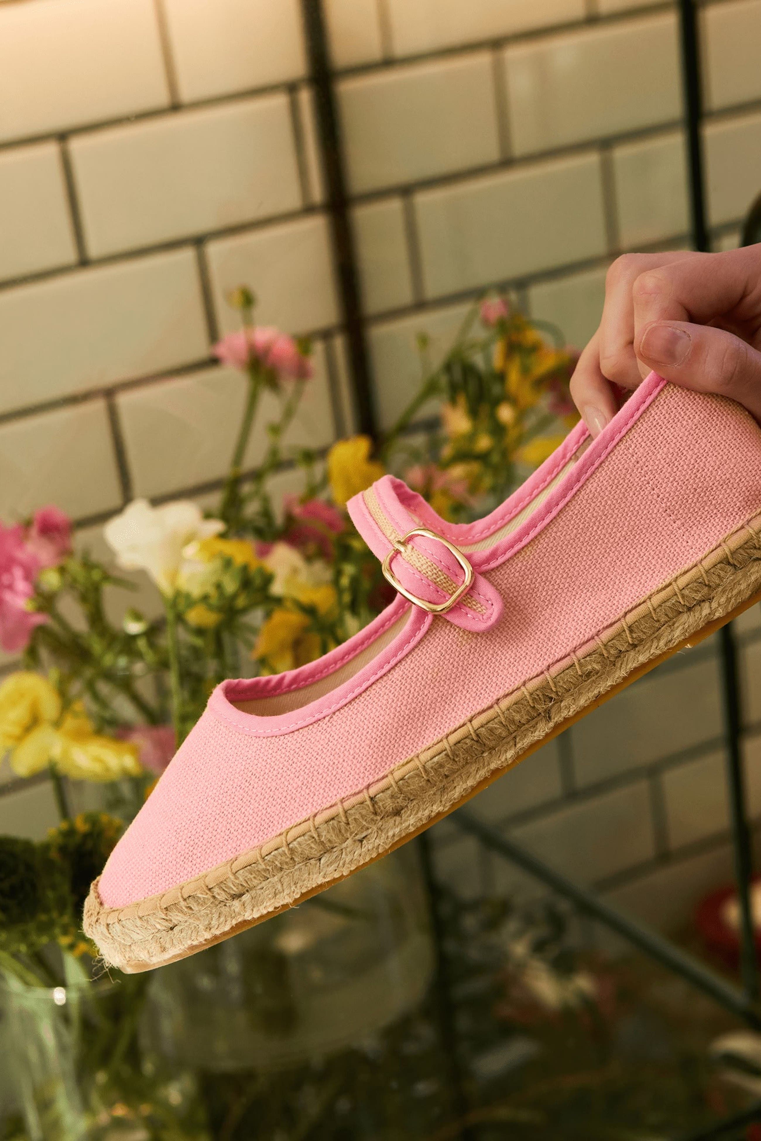 The Mary Jane Woven Colors Espadrille, Alternate, color, Dusty Rose Pink