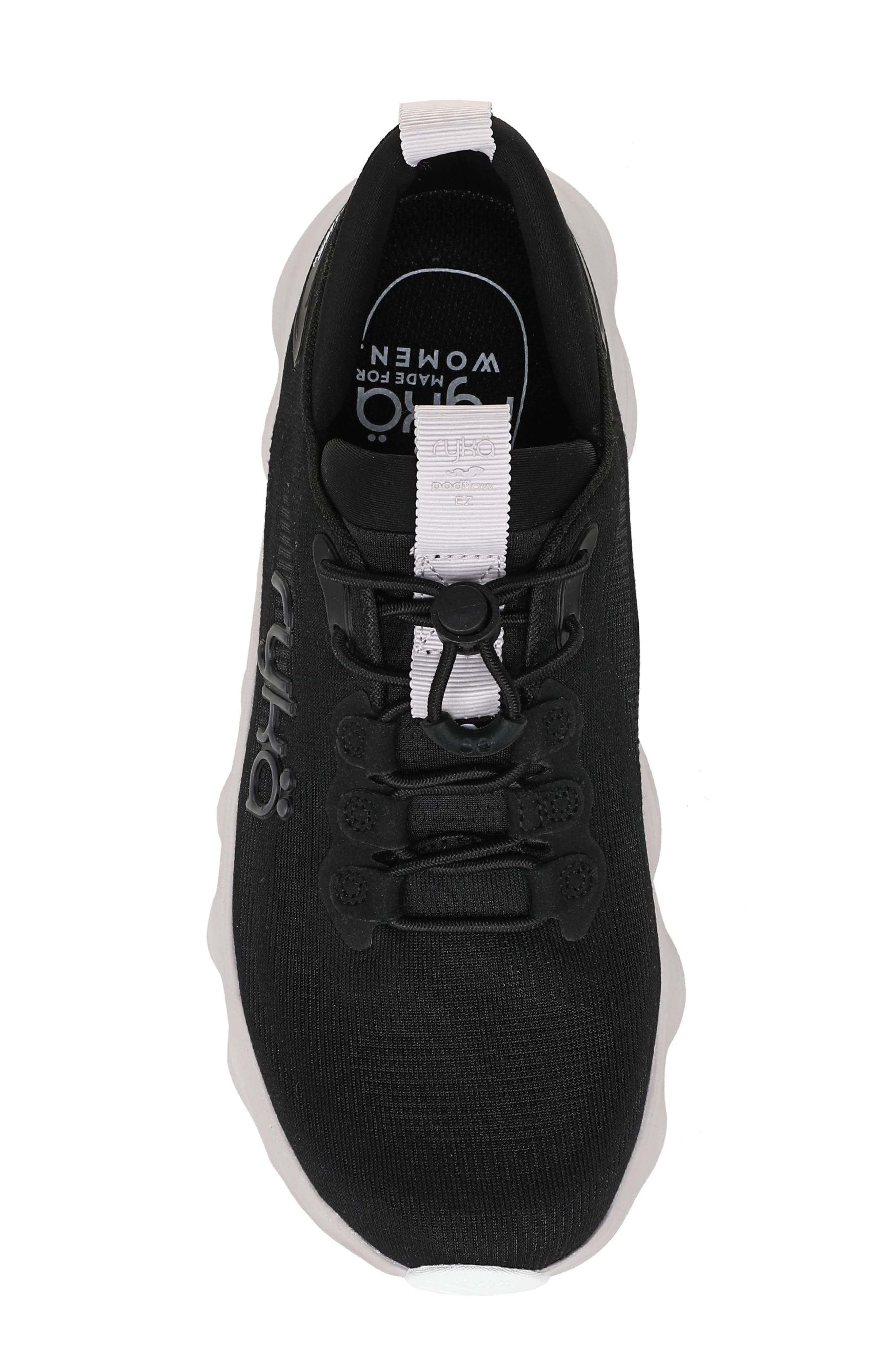 Rykä PodFlow EZ Walking Sneaker, Alternate, color, Black
