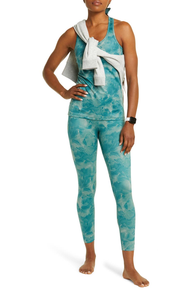Zella High Waist 7/8 Leggings, Alternate, color, 