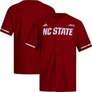 adidas Men's adidas  Red NC State Wolfpack Replica Baseball Jersey