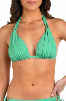 La Blanca Island Goddess Halter Bikini Top