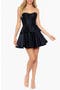 Strapless Satin Minidress