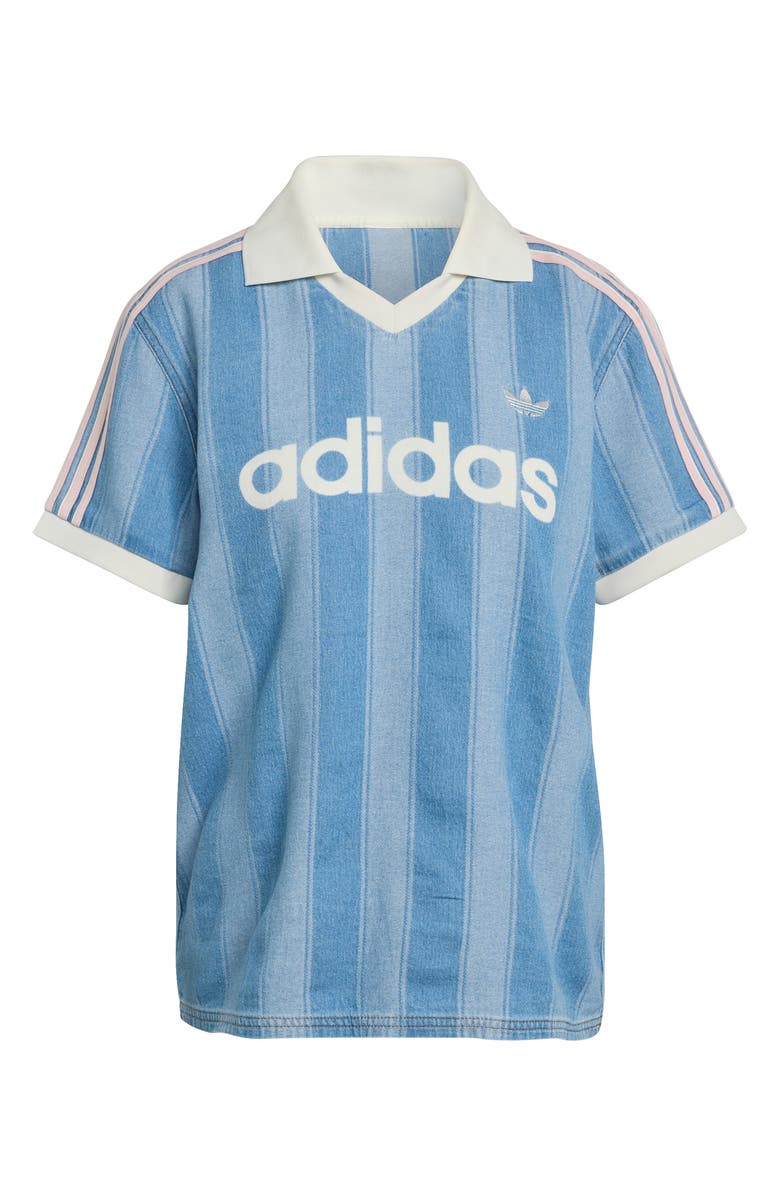 adidas Originals Denim Football Jersey, Alternate, color, 