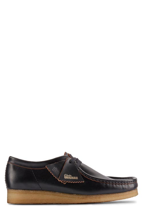 Clarksr Clarks(r) Wallabee Chukka Boot In Black Smooth Leather