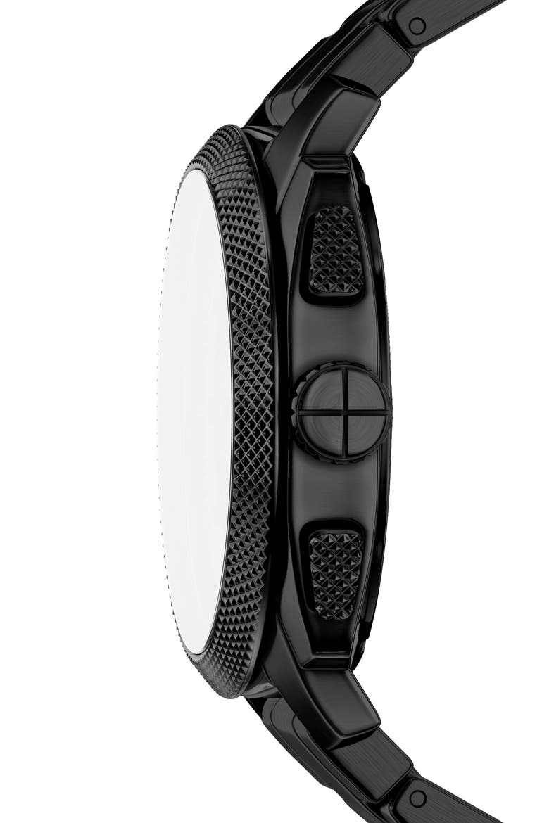 Machine Chronograph Two-Tone Bracelet Watch, 44mm, Alternate, color, BLACK/ GOLD