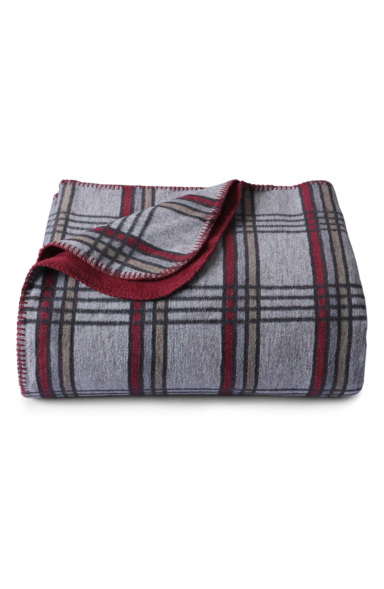selected PLAID DEEP RED