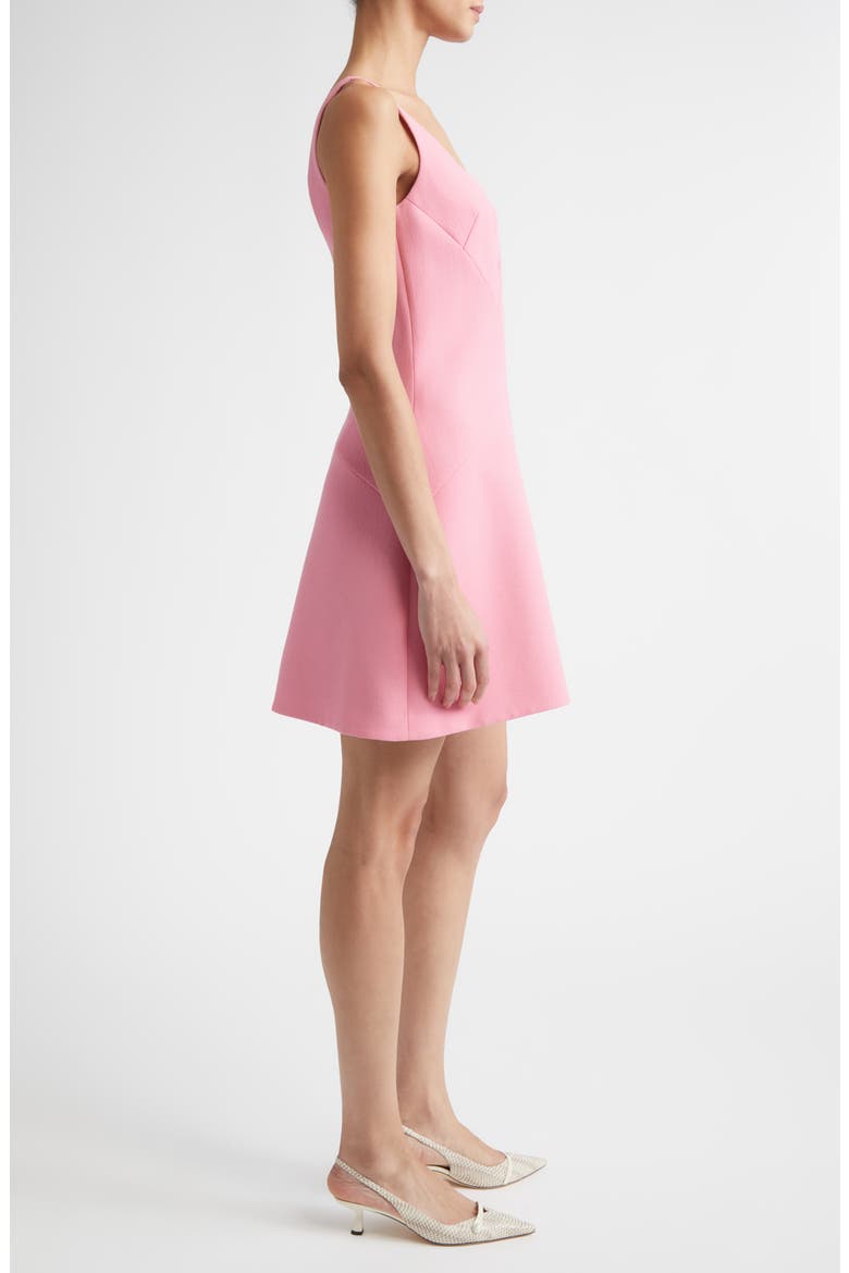 Larvall Wool Crepe Minidress, Alternate, color, PINK SORBET