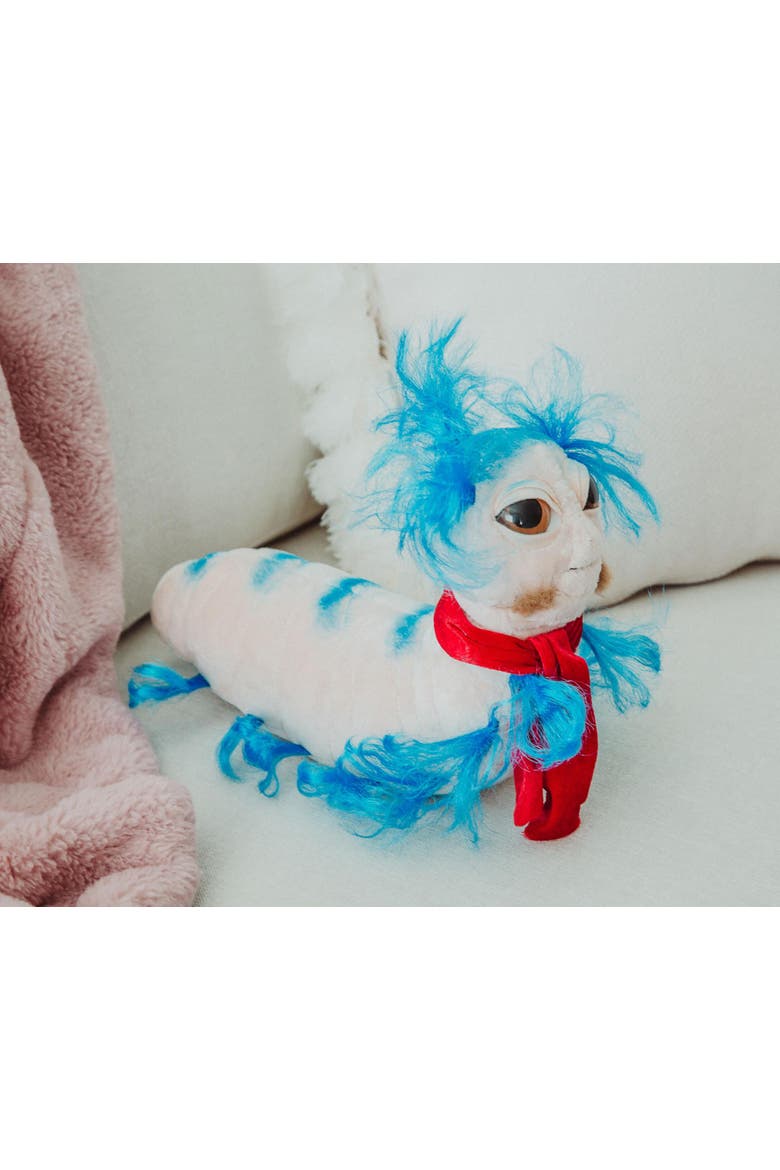 Labyrinth The Worm 14-Inch Character Plush Toy | Toynk Exclusive, Alternate, color, Blue